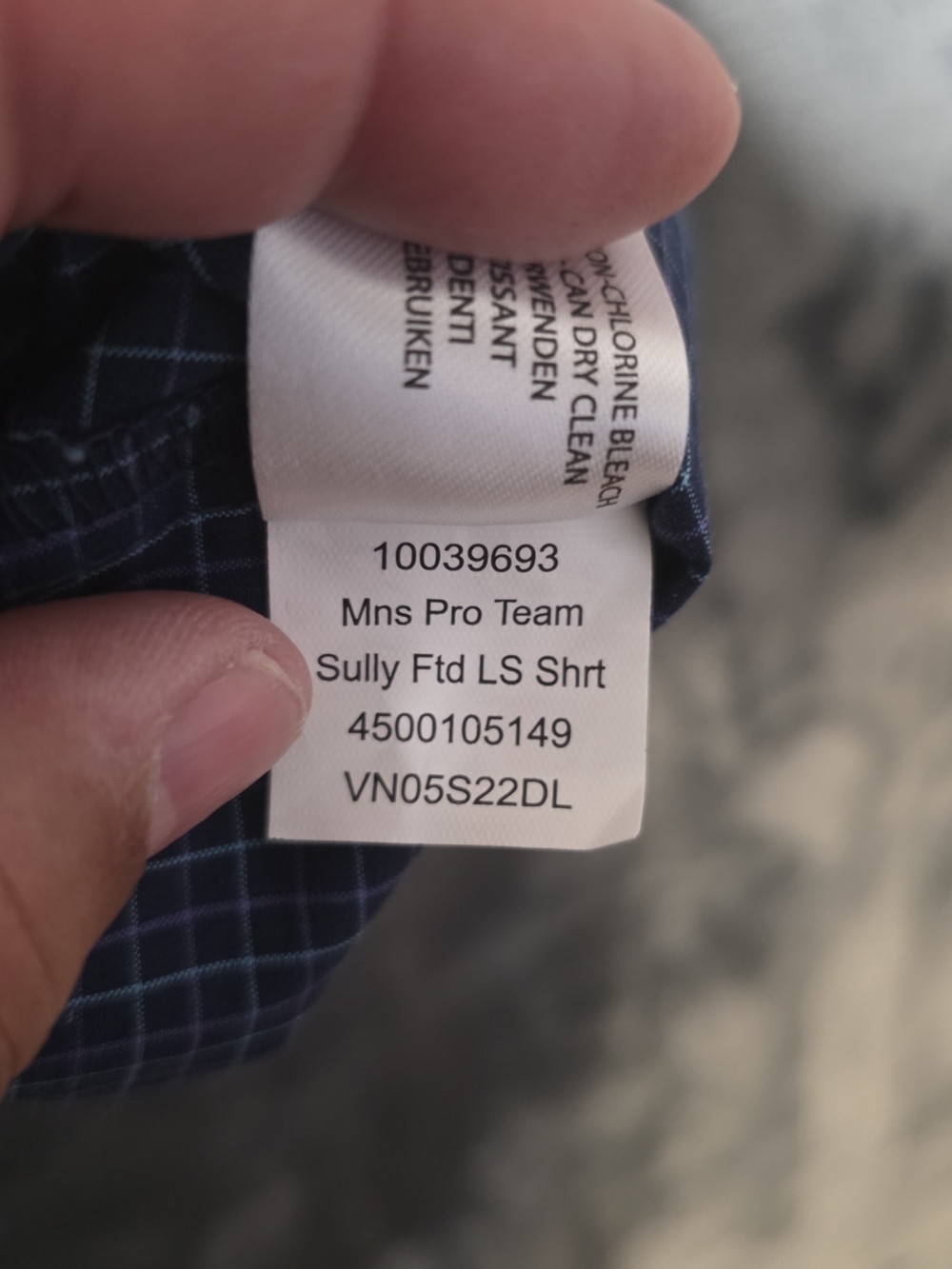 Ariat: Men’s Pro Series Navy Team Sully Fitted Shirt Sz XL - Picture 6 of 9